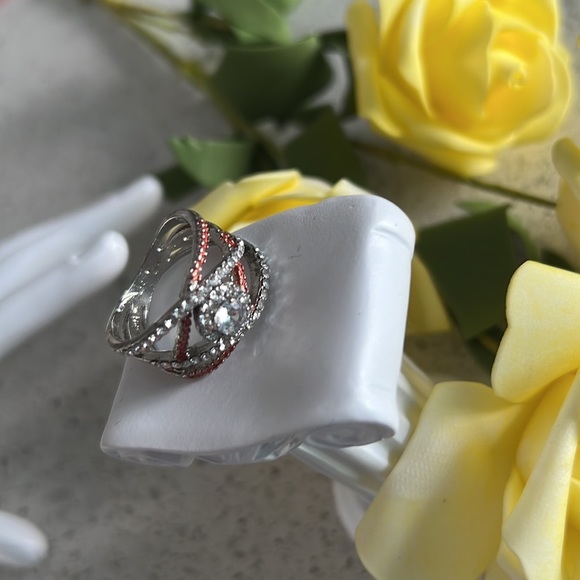 🆕 NEW Zircon Ring Rose Gold (Size 6-7-8-9-10) - Picture 4 of 17